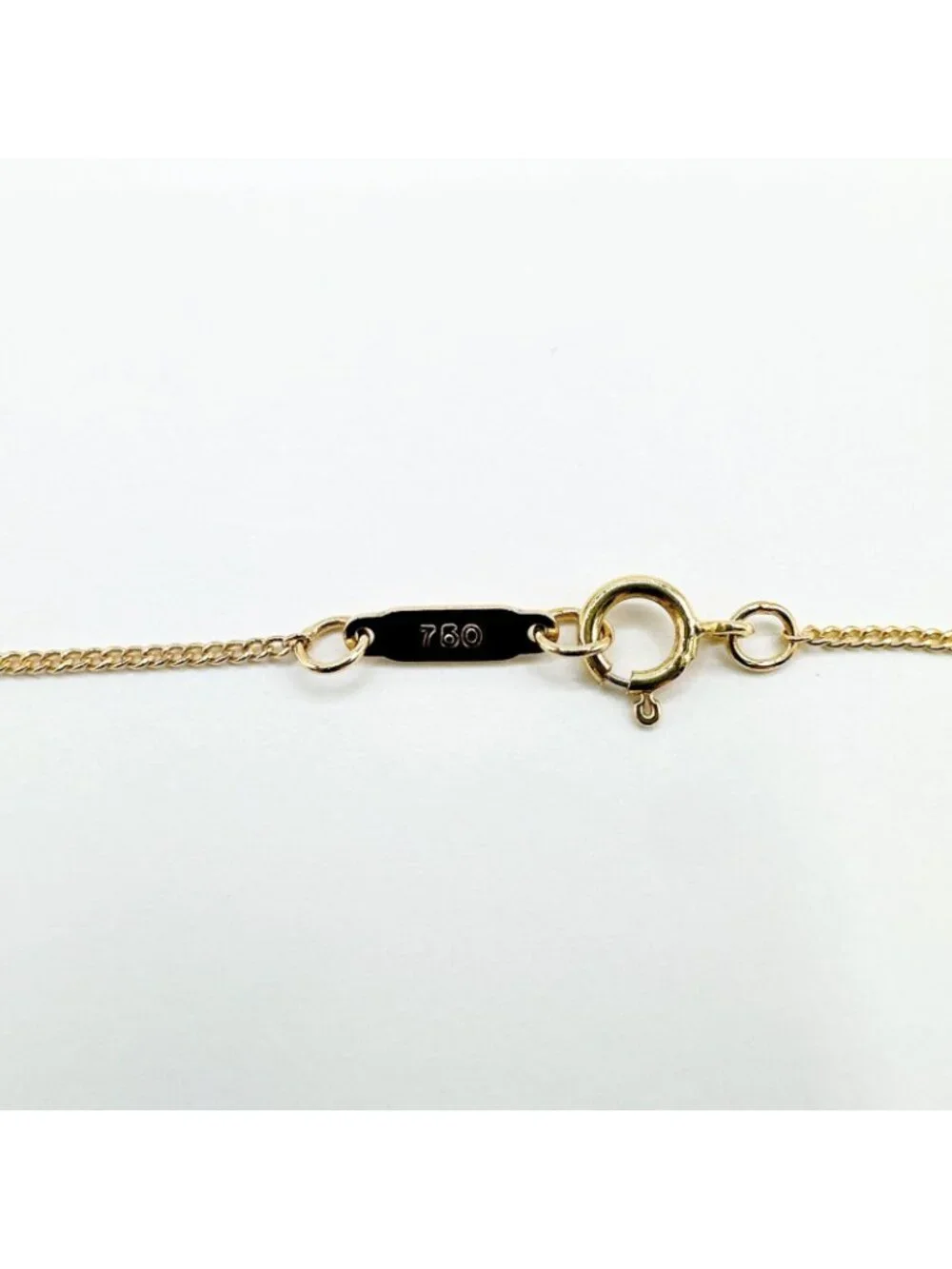 Tiffany & Co Chain Cross Heart Amethyst Yellow Gold Necklace 43